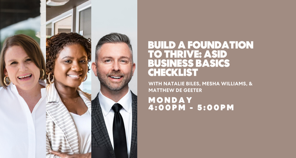 Build a Foundation to Thrive: ASID Business Basics Checklist