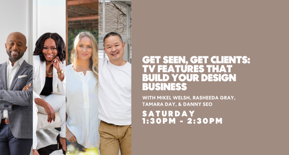 Get Seen, Get Clients: TV Features That Build Your Design Business