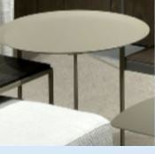 Trica - Tamtam Table - Latte and Golden Calacatta Porcelain Top